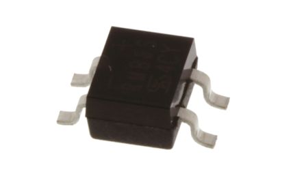 Taiwan Semiconductor Brückengleichrichter, 1-phasig 800mA 600V SMD 1V MBS 4-Pin 5μA