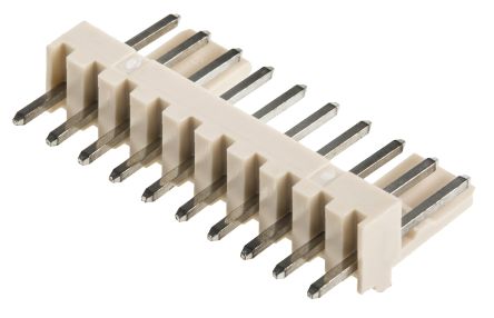 Molex Mini-Latch Stiftleiste Gerade, 10-polig / 1-reihig, Raster 2.5mm, Kabel-Platine, Lötanschluss-Anschluss, 3.0A,