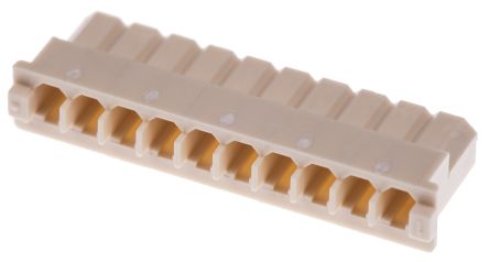 Molex SPOX Steckverbindergehäuse Buchse 2.5mm, 10-polig / 1-reihig Gerade, Kabelmontage Für