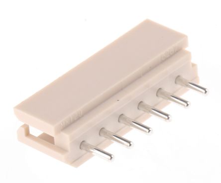 Molex SPOX Leiterplatten-Stiftleiste Gerade, 6-polig / 1-reihig, Raster 2.5mm, Kabel-Platine, Lötanschluss-Anschluss,