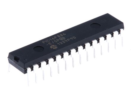 Microchip Mikrocontroller PIC16F PIC 8bit THT 256 B, 8192 X 14 Wörter SPDIP 28-Pin 20MHz 368 B RAM