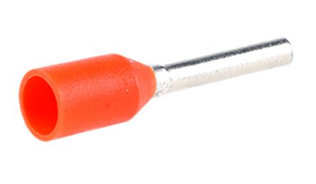 JST GTR Aderendhülsen Bis 0.5mm², Stift ø 1mm, Orange, PP, 8mm, 14mm, Isoliert, 20AWG Max.