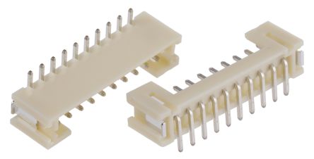 JST PH Series Straight Surface Mount PCB Header, 10 Contact(s), 2.0mm Pitch, 1 Row(s), Shrouded