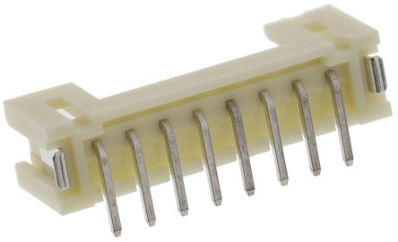 JST PH Leiterplatten-Stiftleiste Gerade, 8-polig / 1-reihig, Raster 2.0mm, Kabel-Platine, Lötanschluss-Anschluss, 2.0A,