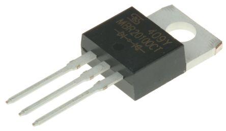 Taiwan Semiconductor Taiwan THT Schottky Diode Gemeinsame Kathode, 100V / 20A, 3-Pin TO-220AB