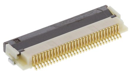 Hirose FH12, SMD FPC-Steckverbinder, Buchse, 30-polig / 1-reihig, Raster 0.5mm Lötanschluss