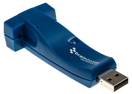 Brainboxes Schnittstellenkonverter, USB A, DB-9, Buchse, Stecker