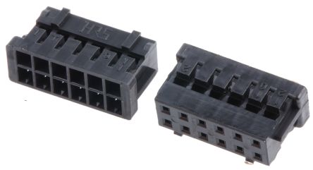 Hirose, DF11 Female Connector Housing, 2mm Pitch, 12 Way, 2 Row