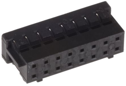 Hirose DF11 Steckverbindergehäuse Buchse 2mm, 16-polig / 2-reihig Gerade, Kabelmontage Für Serie DF11