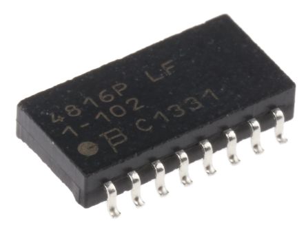 Bourns, 4800P 1kΩ ±2% Isolated Resistor Array, 8 Resistors, 1.28W Total, SOM, Standard SMT