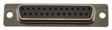 HARTING Sub-D Steckverbinder B Buchse, 25-polig / Raster 2.77mm, Tafelmontage Lötanschluss