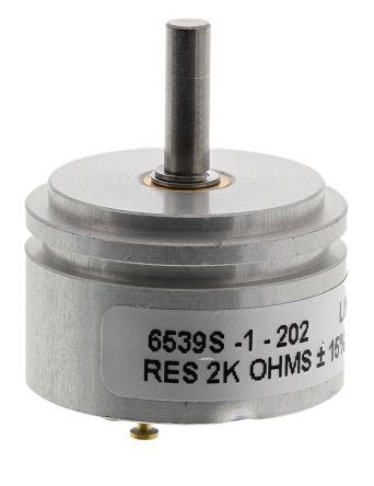 Bourns 6539 Servo Montage Dreh Potentiometer 2kΩ ±15% / 1W, Schaft-Ø 3,18 Mm