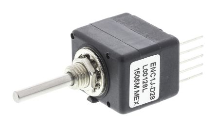 Bourns Encoder óptico, 128 Impulsos/rev, 3000rpm Máx., Salida Cuadratura, 5 V Dc, IP40