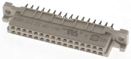 HARTING 32 Way 2.54mm Pitch, Type 2B Class C2, 2 Row, Straight DIN 41612 Connector, Socket