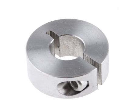 Huco 轴环, 10mm轴直径, 一件, 夹紧螺丝, 不锈钢, 24mm外径, 9mm宽度
