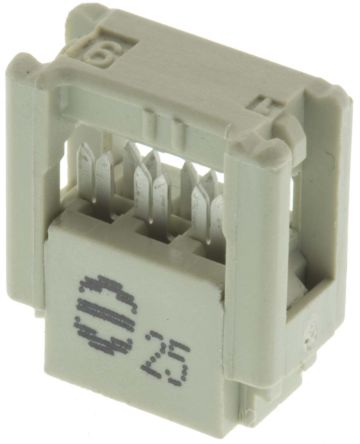 HARTING Conector IDC Hembra Serie SEK-18 De 6 Vías, Paso 2.54mm, 2 Filas, Montaje De Cable