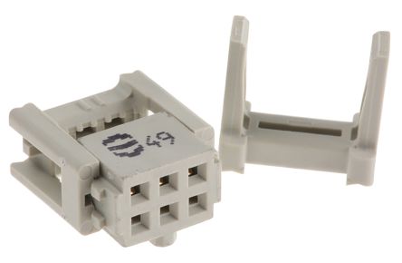 HARTING Connecteur IDC Femelle, 6 Contacts, 2 Rangées, Pas 2.54mm, Montage Sur Câble, Série SEK-18
