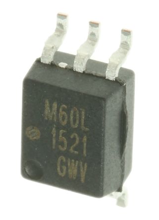 Broadcom SMD Optokoppler DC-In / Logikgatter-Out, 5-Pin SOIC, Isolation 3750 V Ac