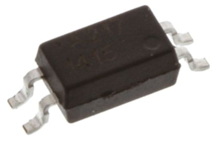 Broadcom SMD Optokoppler DC-In / Transistor-Out, 4-Pin SO, Isolation 3000 V Ac