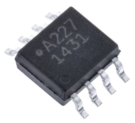 Broadcom SMD Dual Optokoppler DC-In / Transistor-Out, 8-Pin SOIC, Isolation 3 KV Eff