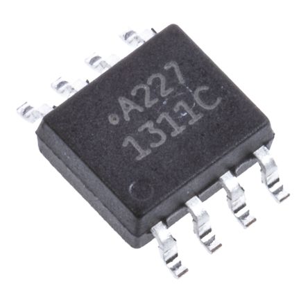 Broadcom SMD Dual Optokoppler DC-In / Transistor-Out, 8-Pin SOIC, Isolation 3000 V Ac