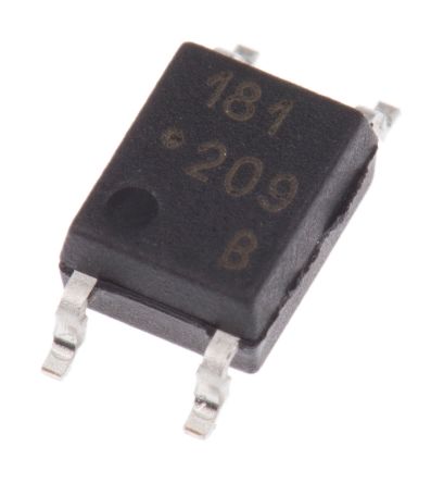 Broadcom SMD Optokoppler DC-In / Transistor-Out, 4-Pin Mini-Flach, Isolation 3750 V Ac