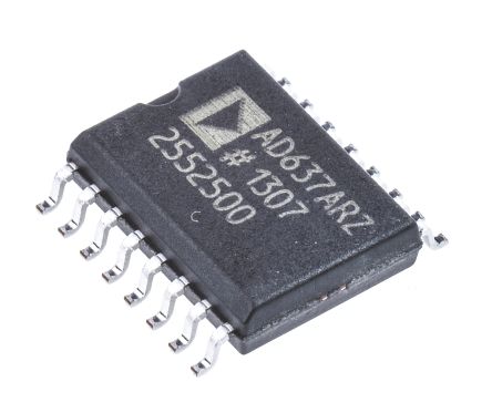 Analog Devices Convertidor RMS A DC AD637ARZ, SOIC W, 16 Pines