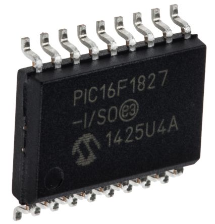 Microchip Mikrocontroller PIC16F PIC 8bit SMD 256 B, 4K X 14 Wörter SOIC 18-Pin 32MHz 384 B RAM
