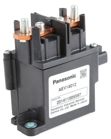 Panasonic Flange Mount Automotive Relay, 12V Dc Coil Voltage, 120A Switching Current, SPST