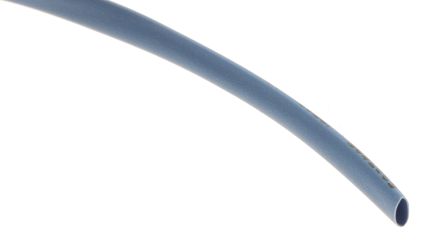 RS PRO Wärmeschrumpfschlauch, Polyolefin Blau, Ø 1.6mm Schrumpfrate 2:1, Länge 10m