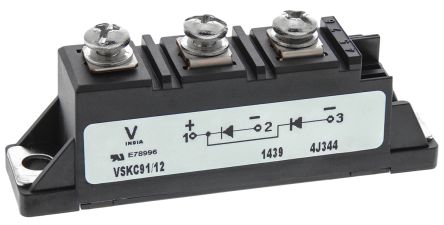 Vishay Tafelmontage Diode Gemeinsame Kathode, 1200V / 100A, 3-Pin TO-240AA