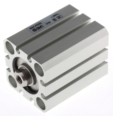 SMC CQS Pneumatik-Kompaktzylinder Doppeltwirkend, Bohrung Ø 25mm / Hub 20mm, Bis 1 MPa