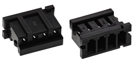 Hirose, DF3 Female Connector Housing, 2mm Pitch, 4 Way, 1 Row
