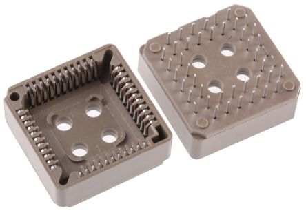 Preci-Dip IC-Sockel DIP-Gehäuse PLCC-Buchse 1.27mm Raster 44-polig Gerade