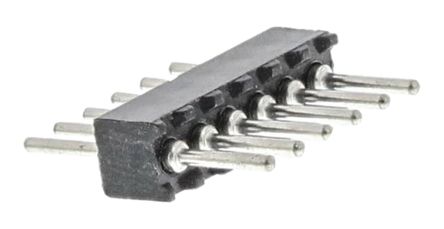 Preci-Dip Stiftleiste Stecker Gerade, 6-polig / 1-reihig, Raster 1.27mm, Lötanschluss-Anschluss, 1.0A, Nicht Ummantelt