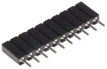 10 x 4 Way 2.54mm Single In Line SIL Socket