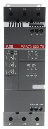 ABB Arrancador Suave PSR, 72 A, 600 V Ac, 37 KW, Trifásico, IP10, IP20