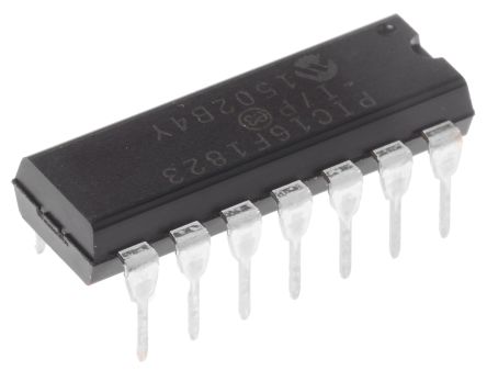 Microchip Mikrocontroller PIC16F PIC 8bit THT 2000 X 14 Wörter, 256 B PDIP 14-Pin 32MHz 128 B RAM
