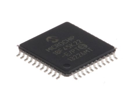 Microchip Microcontrôleur, 8bit, 1,536 Ko RAM, 32,768 Ko, 256 O, 16MHz, TQFP 44, Série PIC18F