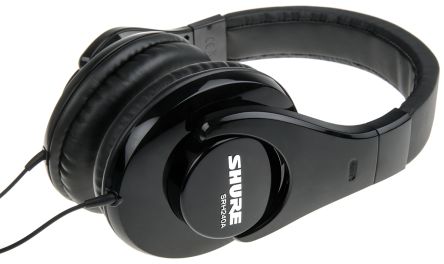 Shure Casque Circum-auriculaire SRH240 Connecteur Jack, 107dB/mW, Câble De 2m Noir