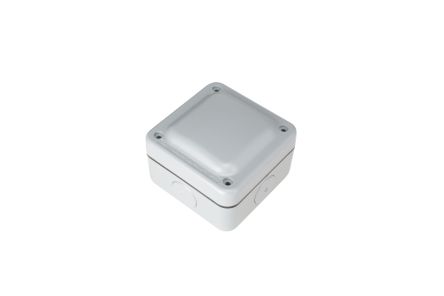 MK Electric Masterseal Plus Series Grey Junction Box, IP66, 4 Terminals, 95 X 95 X 65mm