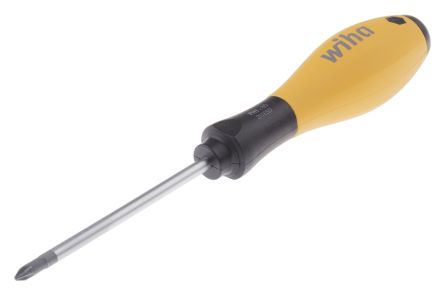 Wiha Tools PH1 PHILLIPS® Standard-Schraubendreher, CrVMo-Stahl, 191 Mm / Klinge 80 Mm