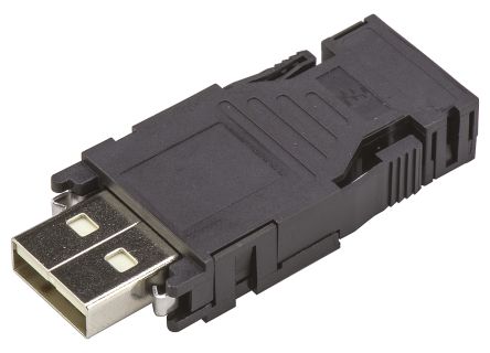 TE Connectivity Straight, Cable Mount, Plug Type A 2.0 USB Connector
