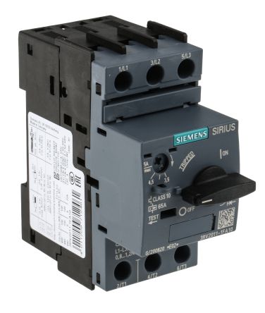 SIEMENS 3RV2011-1FA10 3RV20111FA10 MOTOR OVERLOAD PROTECTION