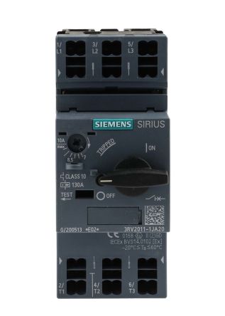 Siemens Guardamotor SIRIUS 3RV2, 7 → 10 A.