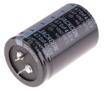 RS PRO Snap-In Aluminium-Elektrolyt Kondensator 470μF ±20% / 450V Dc, Ø 35mm X 55mm X 55mm, Bis 105°C