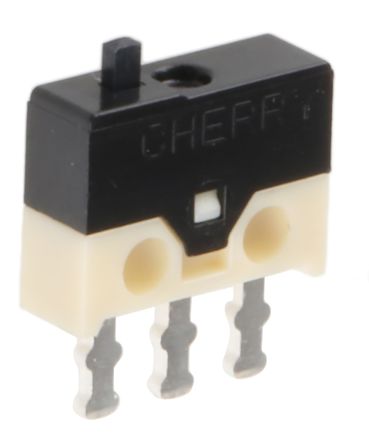 ZF Subminiatur-Mikroschalter Knopf-Betätiger Lötanschluss, 500 MA @ 30 V Dc, SPDT 0,88 N -25°C - +70°C