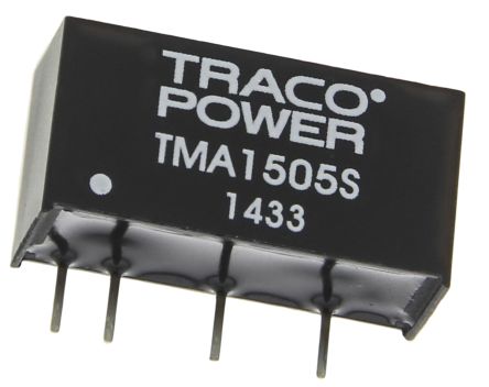 TRACOPOWER TMA DC/DC-Wandler 1W 15 V Dc IN, 5V Dc OUT / 200mA 1kV Dc Isoliert