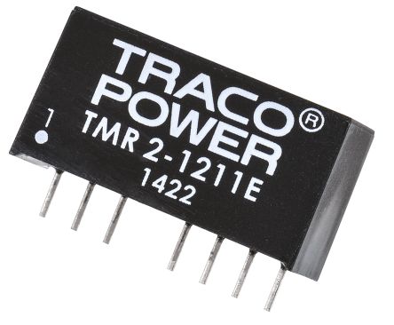 TRACOPOWER TMR 2E DC/DC-Wandler 2W 12 V Dc IN, 5V Dc OUT / 400mA 1.5kV Dc Isoliert