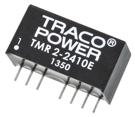 TRACOPOWER TMR 2E DC/DC-Wandler 2W 24 V Dc IN, 3.3V Dc OUT / 500mA 1.5kV Dc Isoliert